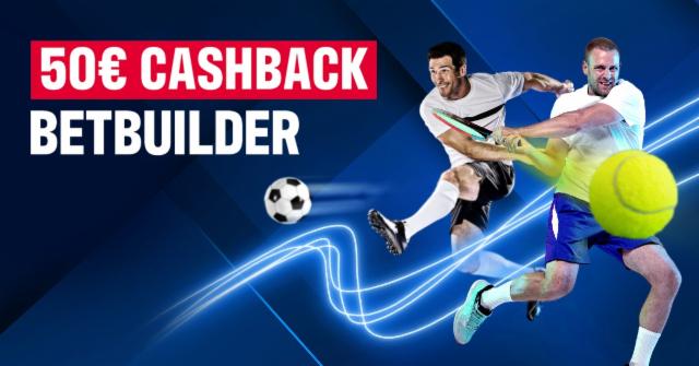 50 € CASHBACK BETBUILDER!⚽️💪